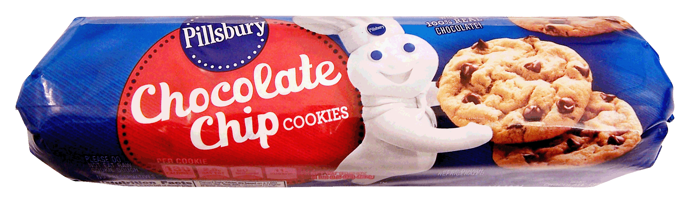 Pillsbury  chocolate chip cookie dough Full-Size Picture